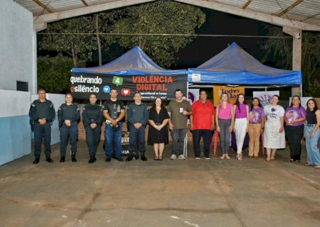 Operação Shamar: Polícia Civil participa de evento referente ao Agosto Lilás, em Aquidauana