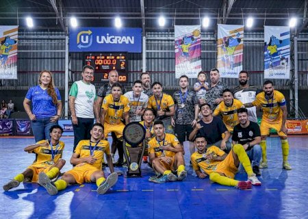 Juventude AG conquista título do futsal nos Jogos Abertos de Dourados