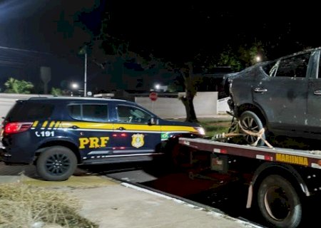 PRF recupera veículo em Ribas do Rio Pardo (MS)
