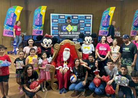 Caixa Encantada conclui entregas presenciais em Dourados e leva magia do Natal às crianças de MS