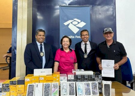Receita Federal destina R$ 120 milhões em mercadorias apreendidas em MS