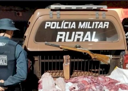 Homem é preso por caça ilegal de animais silvestres em Caarapó