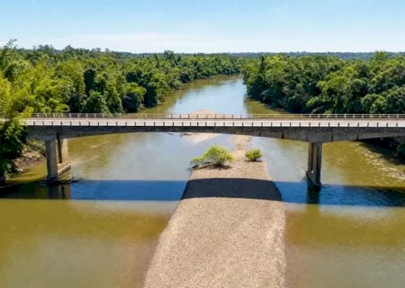 Ponte sobre o Rio Miranda será interditada por 12 horas para avanço das obras na MS-345